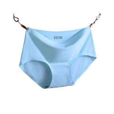 6Pieces Women Lace Silk Underwear Seamless Breathable Briefs