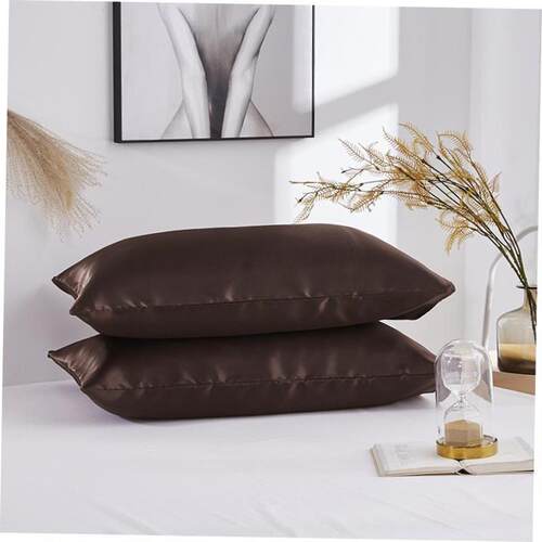 Imitation silk satin Pillowcase Silky Soft Pillow Case cover