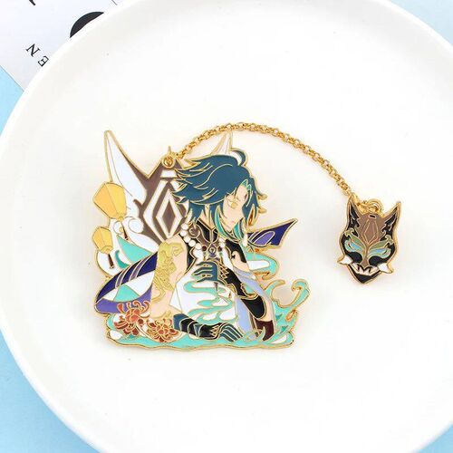 Game Genshin Impact Badges Xiao Hutao Venti Kaedehara Tartag