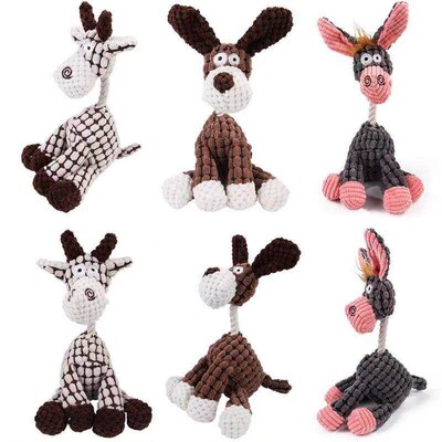 Plush Sound Toys For Dog Chewing Teeth Bite-resistant Puppy