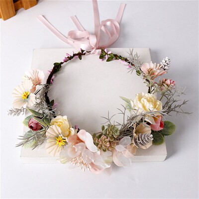 New Fashion Flower Crown Bride Wedding Hair Accessories Gorg