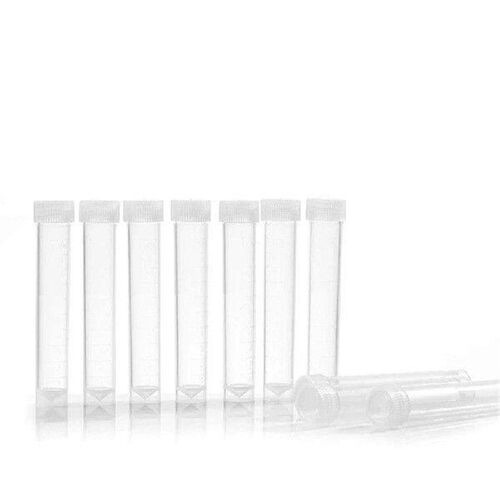 100Pcs Vial Seal Cap Container 10Ml Lab Plastic Freeze Test