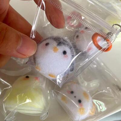Sticky Tpr Squishy Mini Penguin Duck Sss Relief Squishy  Fid