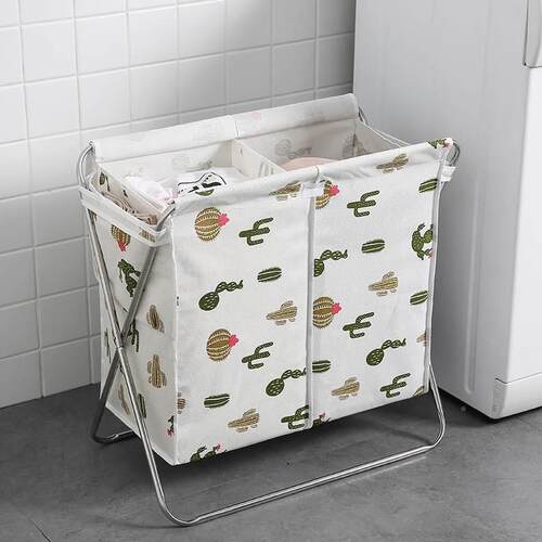 folding large size dirty clothes fabric basket laundry box
