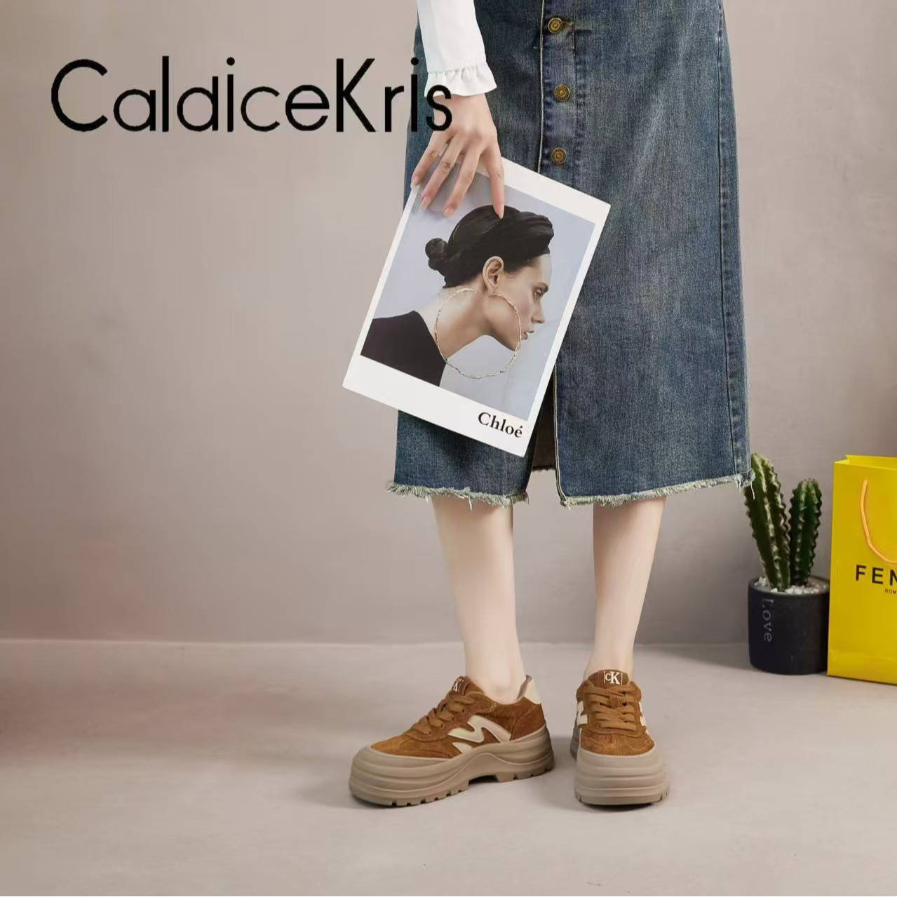 CC秋冬新品复古厚底德训鞋女休闲运动板鞋 25822,女鞋,德训鞋,淘宝优惠券,粉丝福利购,淘宝优惠卷