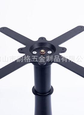 咖厅台腿脚C1025B复古欧式铸铁桌脚餐铁艺桌花瓶柱底啡座桌子腿桌