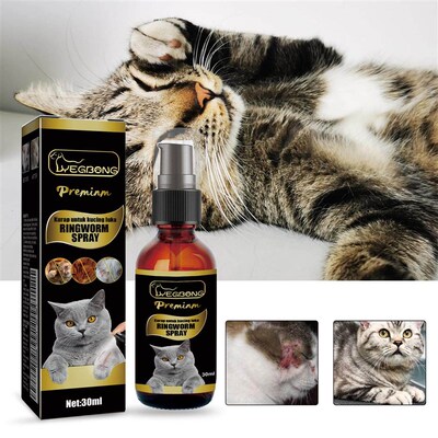 YEGEBONG Cat Skin Spray Gentle Cleansing Pet Cat Skin Care D