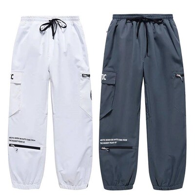 New High Quality Men Women Winter Thick Warm Skiing Pants Wi