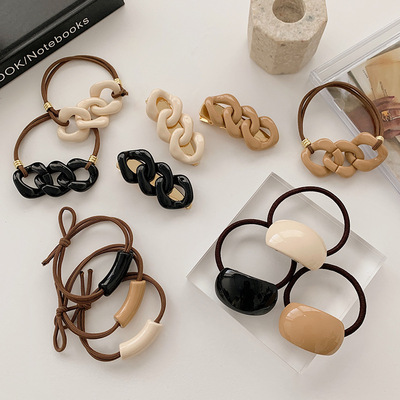 New Korea Women Hair Ropes Temperament Hair Bands Elastic Ru