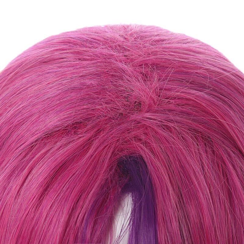 L-email wig Synthetic Hair Xayah Cosplay Wigs Game LoL Star