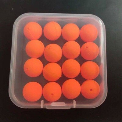 16pcs 2024 12mm Carp Fishing Bait Boilie Carp Hair Zig Rig