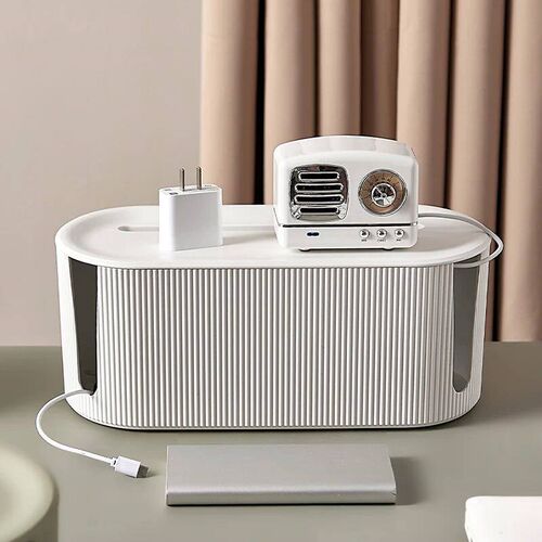 Nordic Plug Board Storage Box Cable Wire Organizer Case Sock