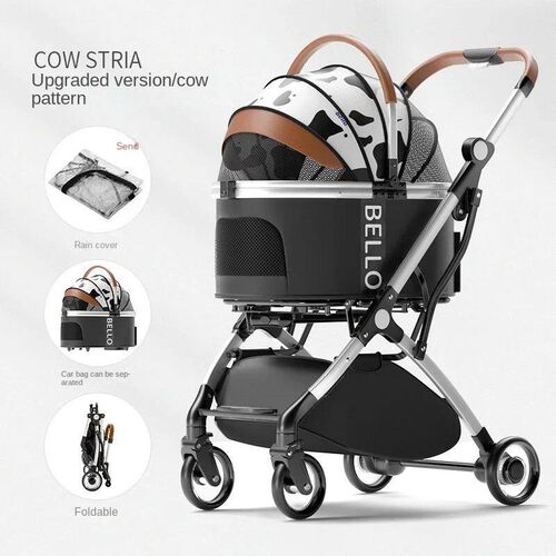 Aluminum Tube Pull Rod Pet Stroller Bag Separated Travel Car