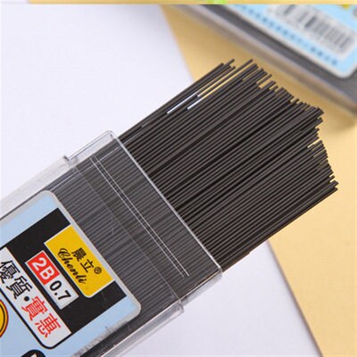 200 Pcs/box Mechanical Pencil Leads 0.5/0.7mm 2B Pencil Rod