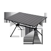 山趣露营桌子折叠全铝金蛋卷桌野餐野炊枱房车自驾游装 备用品大全