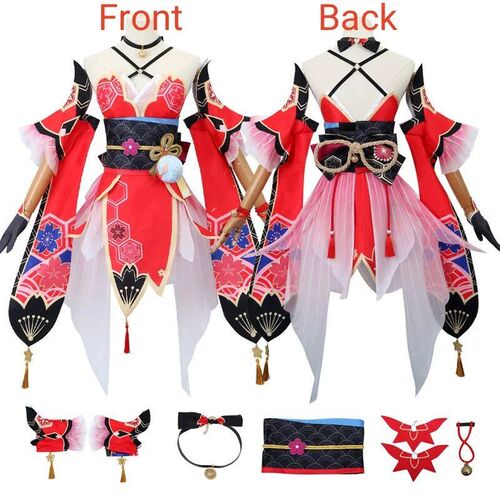 Honkai Star Rail Sparkle Cosplay Costume Full Set Mask Wig