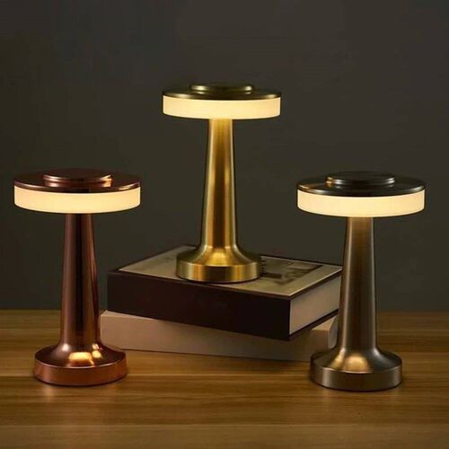 Retro Led Table Lamp Usb Rechargeable Infinitely Dimmable Ni