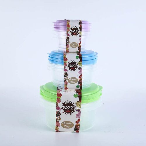 Lidded lunch box, plastic freezer seal container, creative m