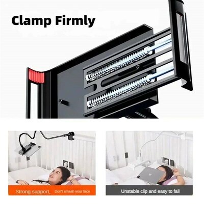 Upgrade Flexible Tablet Bracket for Bed Desk Gooseneck Table