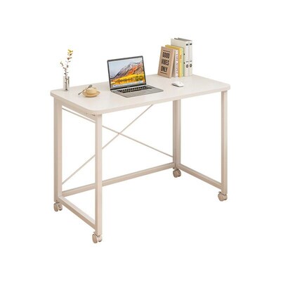 Folding Table Computer Table Movable Desk Home Dining Table