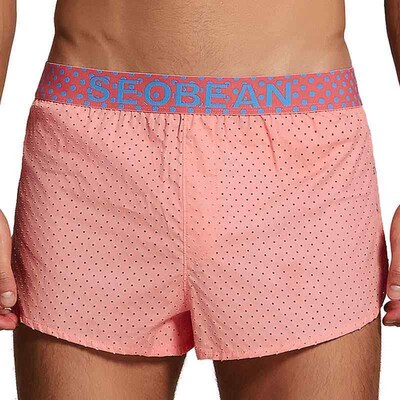Breathable mens underwear, home shorts, mens sleeping