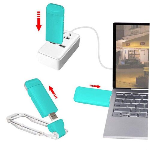 USB Book Light Book Reading Lamp Clip-on Book Lights Folding