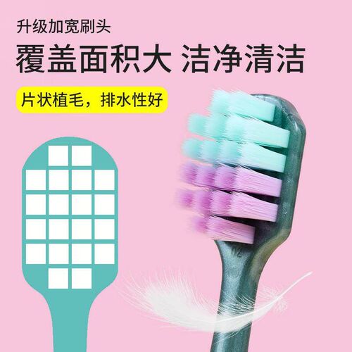 Three Smiles Soft Bristle Toothbrush - Universal Adult Model