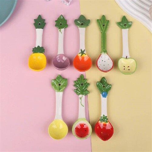 Ceramic Fruit Salad Spoon Cartoon Vegetable Tableware