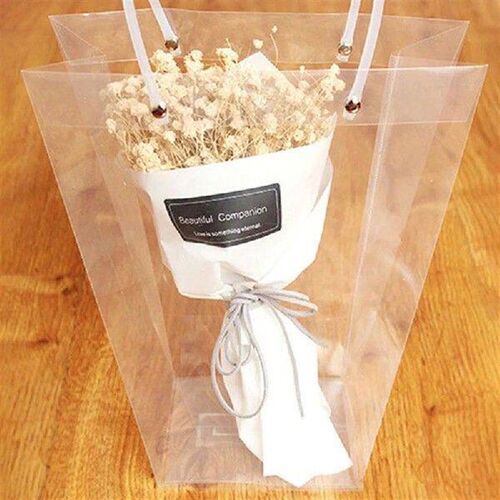 1Pc T Shape Florist Decoration Potted Clear Flower Bag
