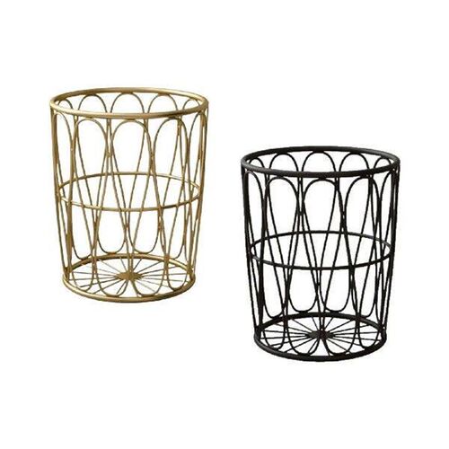 Metal Storage Basket Laundry Organizer Blanket Storage