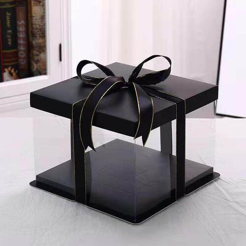Cake box transparent birthday cake box 4 inch 6 inch 8 inch