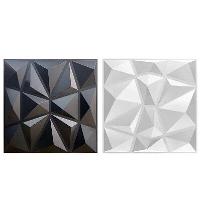 1pc 3D Wall Panel Art Tile Room PVC Waterproof Wall Panel