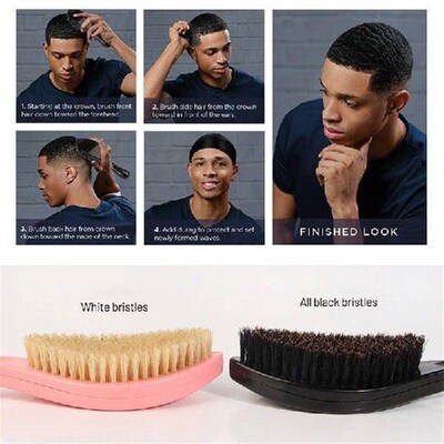 Mens Shaving Brush Set Boar Bristle Portable Barber