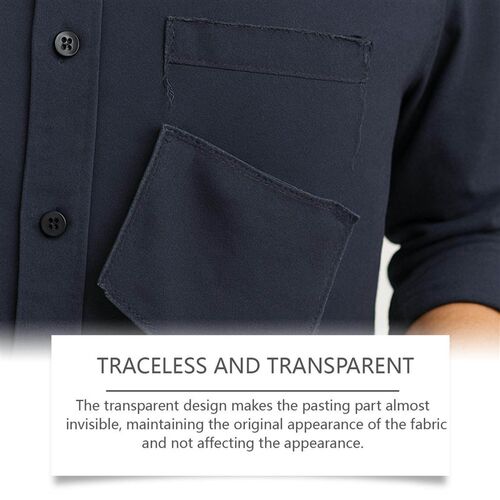 JUEFISH Transparent Fabric Adhesive - Seamless, Clear Solven