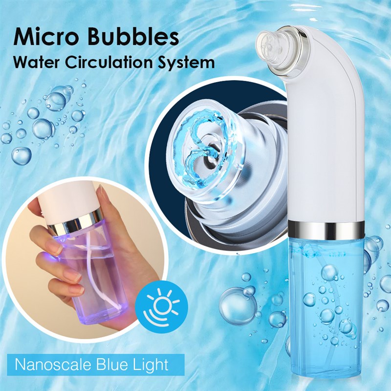 Blackhead Remover Vacuum Suction Rechargeable Small Bubble B图片
