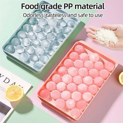 33 Ice Boll Cube Trays For Freezer Ice Ball Maker Mold Mini