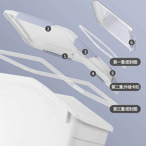 rice storage box beans container cover cereal plastic boxes