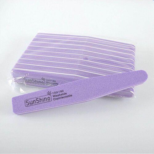 10PCS Sanding Nail File Nail Art Buffer Salon Glitter Tools
