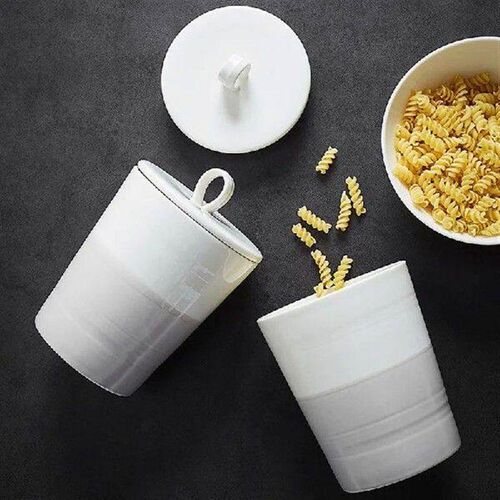 Ceramic Sealed Jar Storage Tank with Cover Candy Jar Home