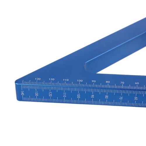 14*14*1.6cm Solid Aluminum Alloy Right Angle Ruler Square Wo