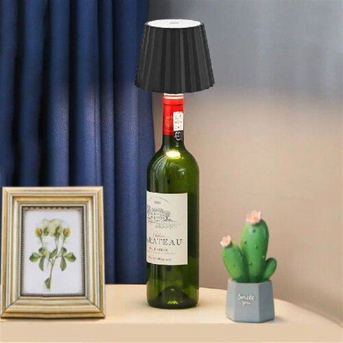 Wine Bottle LED Wireless Table Lamp 3-color Infinitely