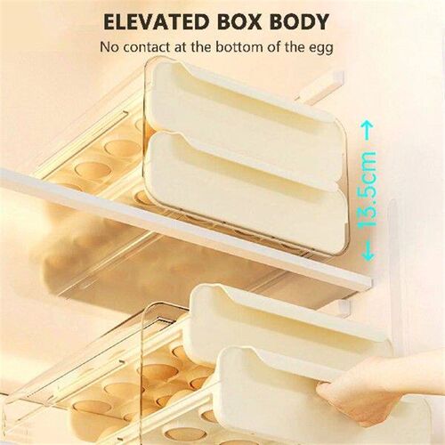 Egg Freshness Organiser Drawer Universal Space-Saving Eggs