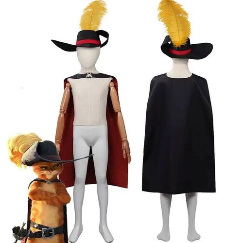 Puss in Boots Sword Cosplay Costume Cat Costume for Kids