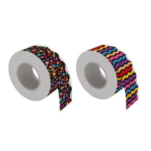 Bulletin Board Borders Rolled Border 20M Stickers with