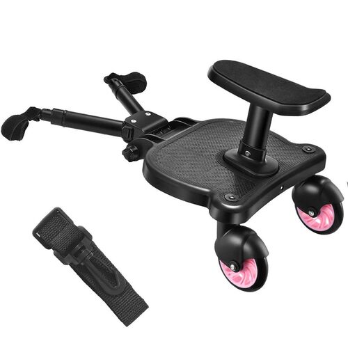 Stable Four-wheel car Children Stroller Pedal Adapter Stroll