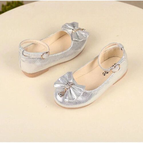 Girls Princess Leather Shoes Spring Autumn Elegant Kid Balle