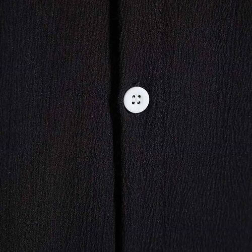 ZAFUL Solid Shirts for Men Stand Collar Button Short Sleeves