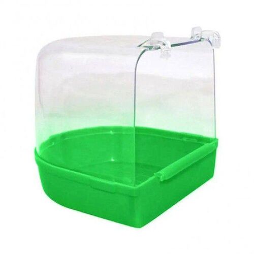 Cage Decor Transparent Hanging Pet Bird Parrot Bathing Tub