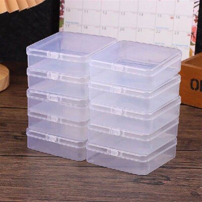 10pcs Transparent Storage Boxes Parts Small Beads
