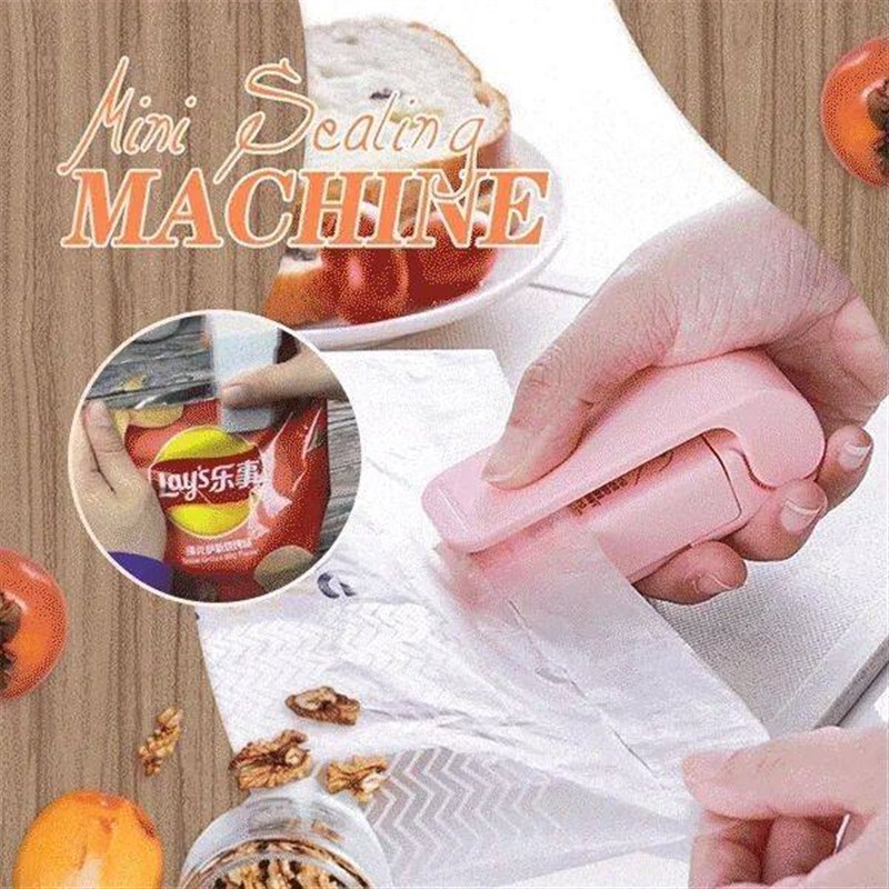 Portable Mini Sealer Home Heat Bag Plastic Food Snacks Bag - 实物图